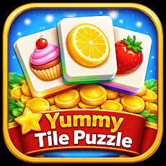 Yummy tile puzzle- 3 tile mach icon