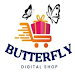 Butterfly digital shop icon