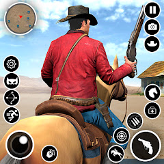 Western Gunfighter Cowboy Game icon