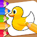 Coloring games for kids: 2-5 y icon