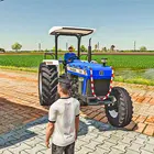 US Tractor Farming: Tractor 3D icon
