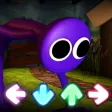 Purple Rainbow Friends FNF Mod APK