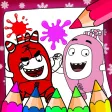 Addbods: coloring book icon