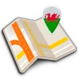 Map of Wales offline icon