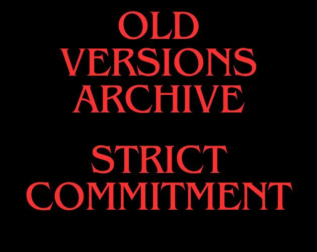 Old Versions Archive: Strict Commitment APK